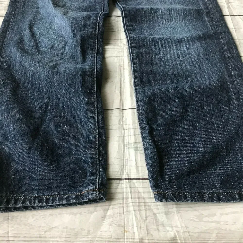 Gap Kids Boys Jeans Loose Fit Dark Wash Blue Sz 8
